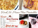 Menu Plan Monday: Kid Friendly Recipes