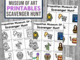 Metropolitan Museum of Art Scavenger Hunt Worksheets