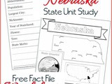 Nebraska State Fact File Worksheets