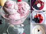 No-Churn Triple Berry Ice Cream