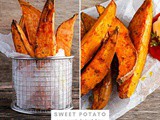 Oven Sweet Potato Steak Fries Recipe