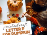 P is for Pumpkins Preschool Activity