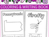 Pennsylvania Handwriting and Coloring Worksheets