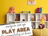 Pretend Play Area at Home