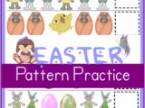 Printable Easter Worksheets:  Patterns – What Comes Next
