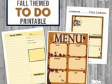 Printable Fall To Do List Planner