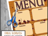 Printable Fall Wekly Meal Planner