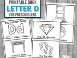 Printable Letter d Book