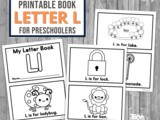 Printable Letter l Book for Preschoolers