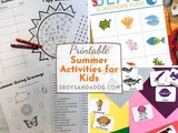 Printable Summer Activities For Kids