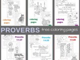 Proverbs Coloring Pages