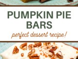 Pumpkin Pie Bars Recipe