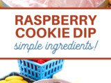 Raspberry Cookie Dip Recipe