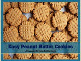 Recipe: Easy Peanut Butter Cookies
