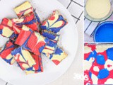 Red White and Blue Cheesecake Bars