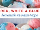 Red White and Blue Ice Cream