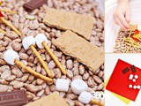 S’mores Sensory Bin