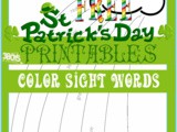 Saint Patrick’s Day Printables: Sight Word Rainbow Coloring Sheet