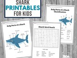 Shark Activity Sheets for Kids