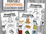 Shopping Scavenger Hunt Printable