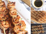 Shrimp Kabobs on George Foreman Grill