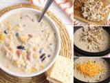 Slow Cooker Cheesy Chicken Chili Recipe