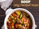 Slow Cooker Hamburger Soup Recipe