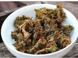 Spicy “Cheesy” Kale Chips