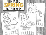 Spring Activity Book for Kids