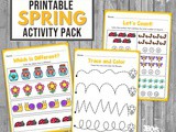 Spring Preschool Activity Pack