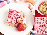 Strawberry Cinnamon Roll Casserole Recipe