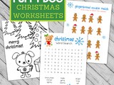 Super Adorable and Fun Dog Christmas Activity Sheets