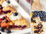 Sweet and Delicate Blueberry Peach Galette