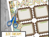 Sweeten Your Week with an Ice Cream Menu Printable