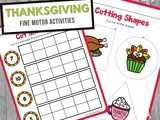 Thanksgiving Fine Motor Activities for Preschoolers