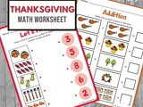 Thanksgiving Math Activities for Preschoolers