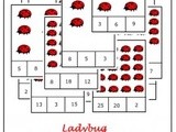 The Ladybug Game Counting Cards {Family Game Night}