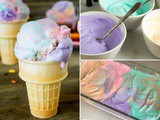 Tie Dye No Churn Ice Cream Recipe