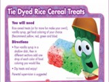 Tie Dyed Rice Krispie Treats Recipe #VeggieTalesDay