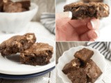 Triple Chunk Chocolate Brownies