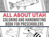 Utah Coloring and Handwriting Book