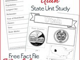 Utah State Fact File Worksheets