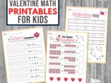 Valentine Math Sheets
