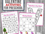 Valentine’s Day Preschool Activity Pack