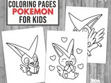 Victini Pokemon Coloring Pages