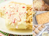 White Chocolate Peppermint Rice Krispies