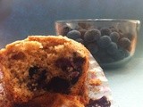 Whole Wheat Blueberry Muffins