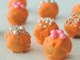 Birthday cake truffles