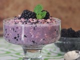 Blackberry Mojito Overnight Oats