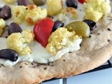 Blackened cauliflower and kalamata pizza for Food ‘n Flix: Eat Pray Love